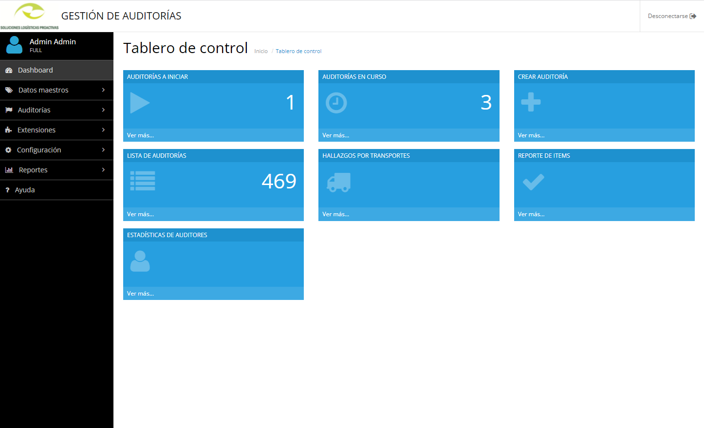 Solución web para Gestión de Auditorías